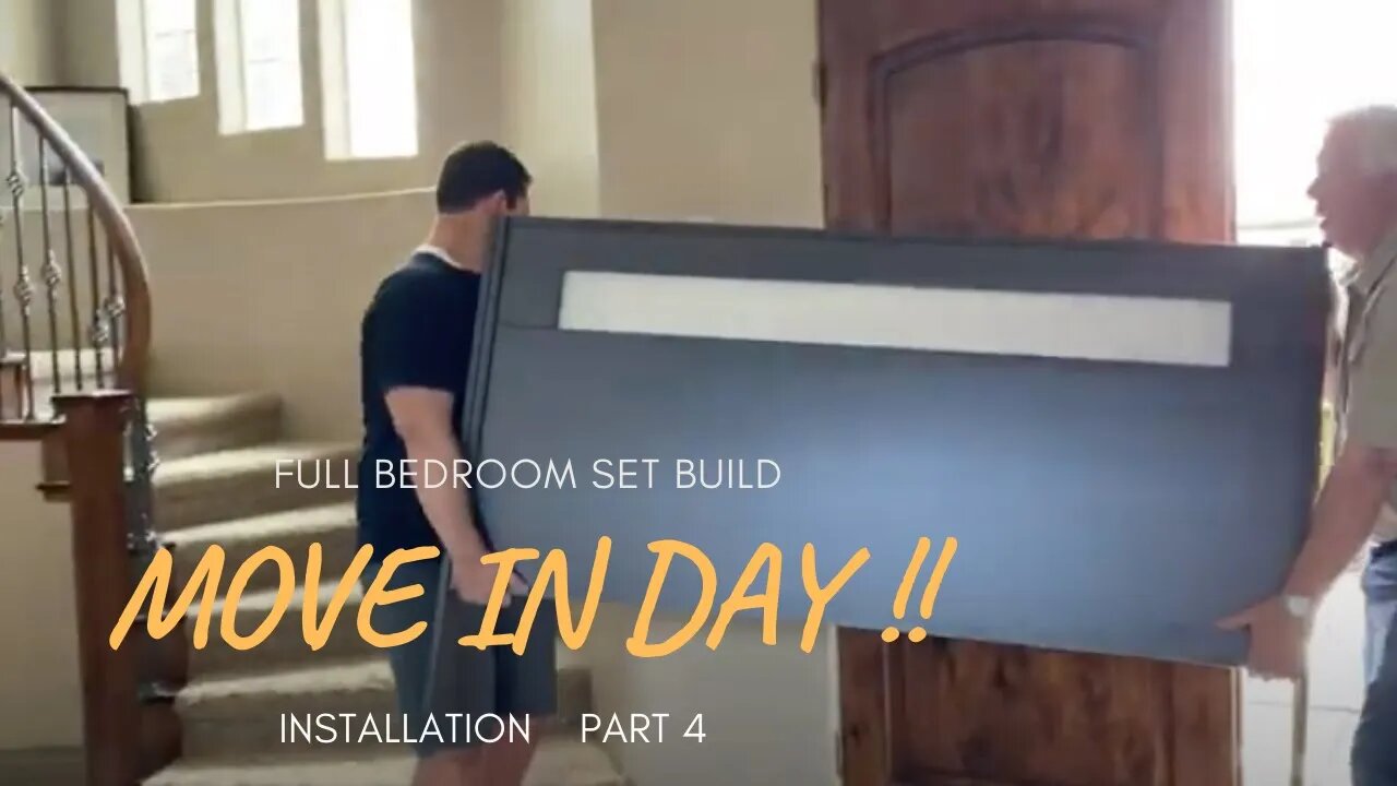 Bedroom Set Part 4...from the shop to it's new home. Take a look.
