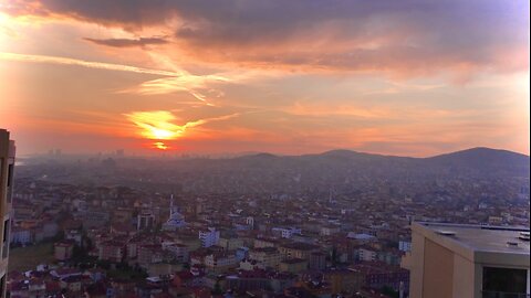 Beautiful sunset in Turkey 🇹🇷