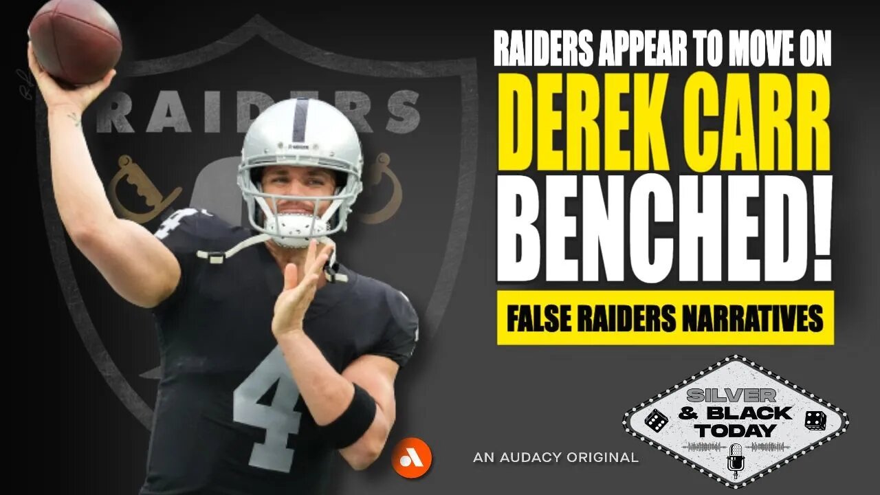 Derek Carr BENCHED by Raiders & Future Undertain