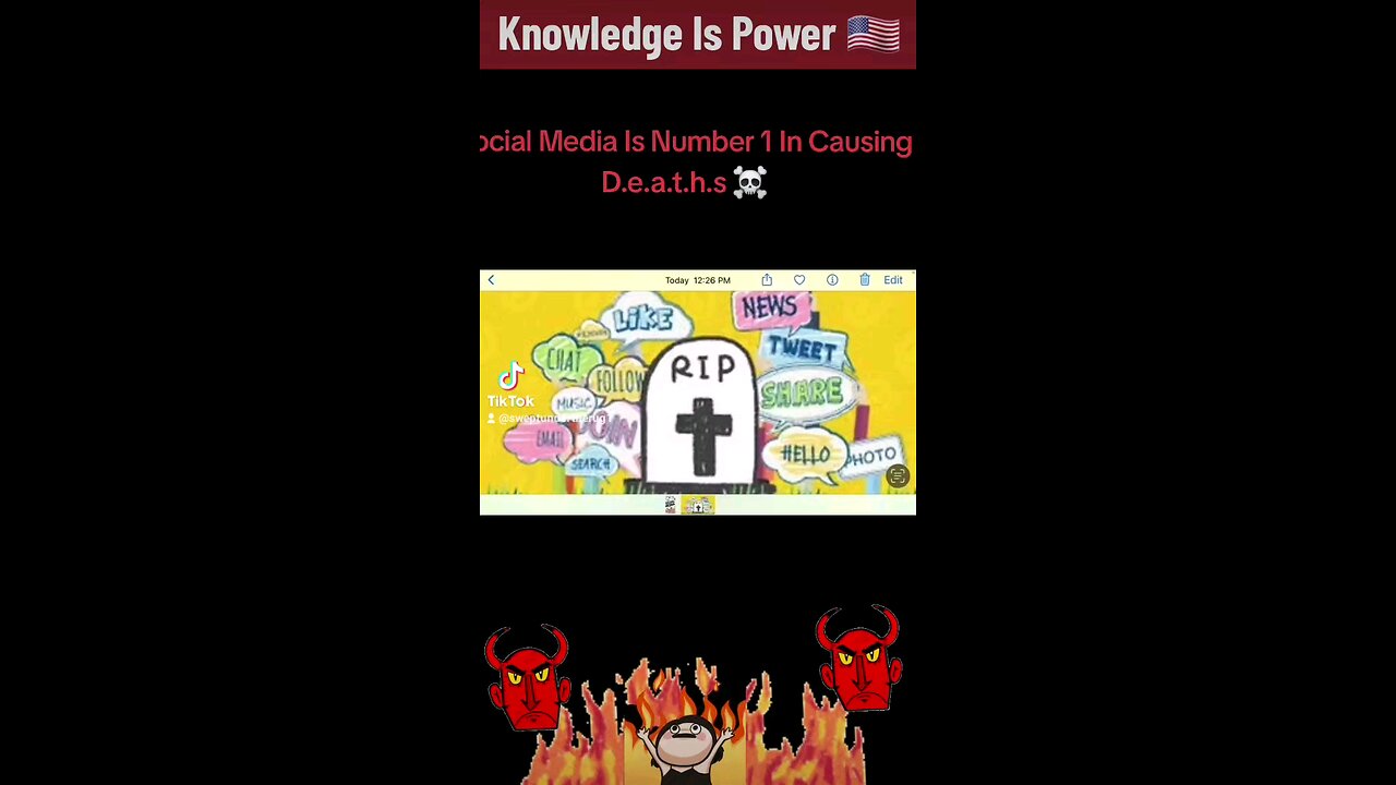 Social Media Is Number One In Causing Deaths