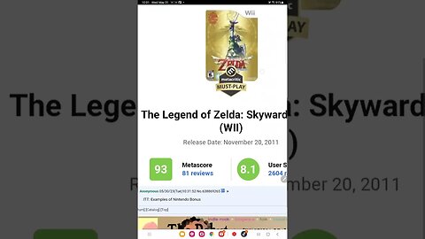 skyward sword isn't proof of nintendo bonus