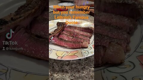 LeBron’s Famous Quote #shorts #food #trending