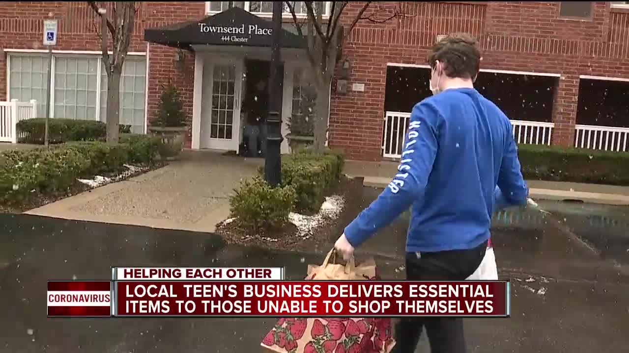 Metro Detroit teen launches website to get essential items for those who can't