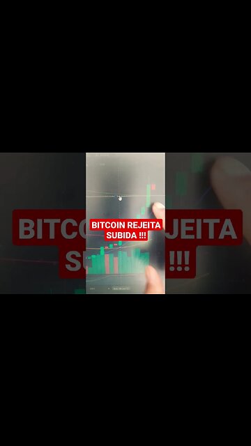 BTC REJEITA ALTA DIÁRIA E ETH MAIS FORTE WUE BITCOIN !!