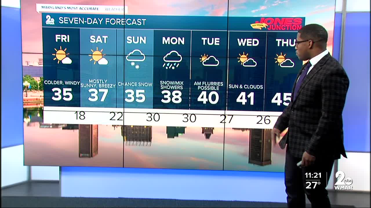 WMAR-2 News Weather at 11