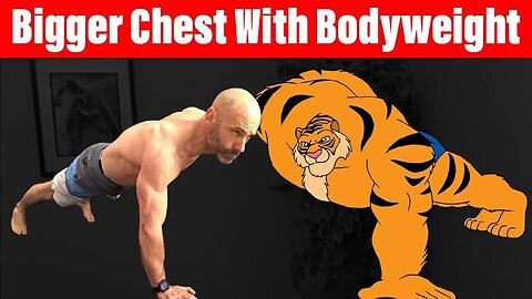 Bodyweight Exercises to Build Your Chest! (BEST RESULTS)