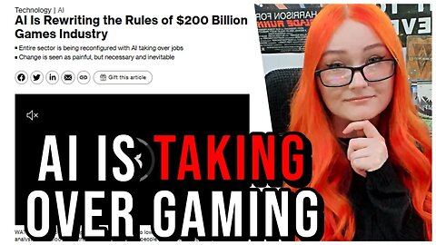 AI Is Taking Over Gaming | Woke Storytelling Could Get Worse & Generic Artstyles WIll Be Mainstream