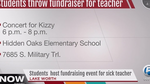 Students host fundraising event for sick teacher