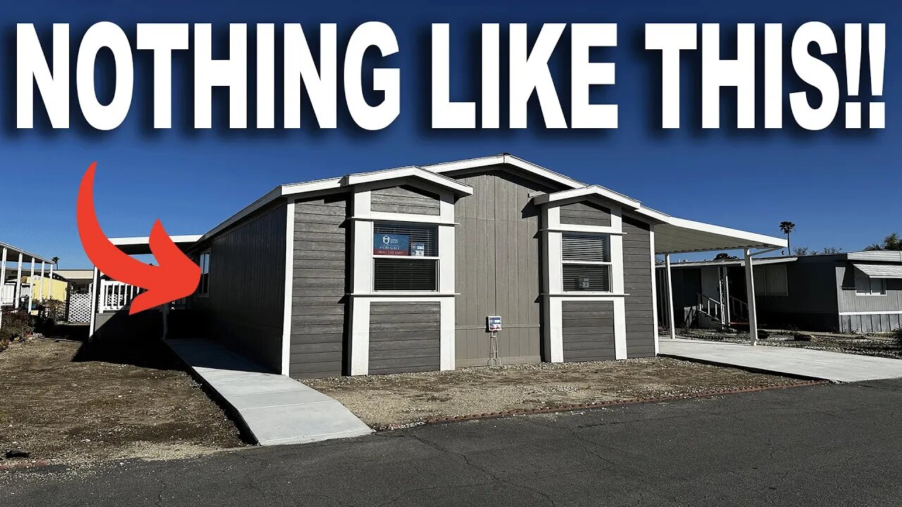 EXTREMELY COOL Manufactured Home with a OPEN Floor plan! New Home Tour!