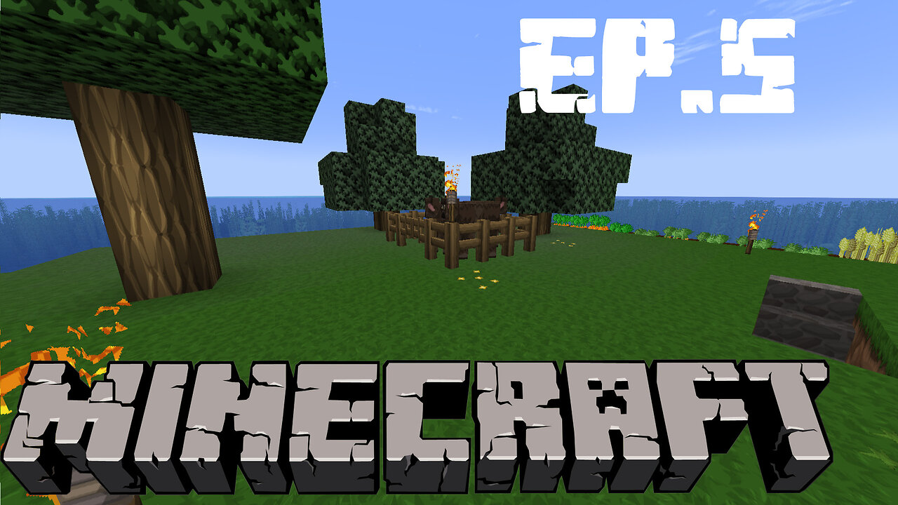 I've got Beef with w/ Minecraft Cows!!!! Ep.5 Survival Island Minecraft Playthrough