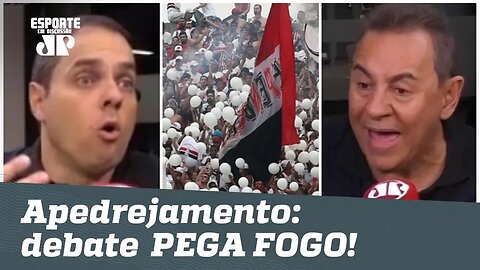 "DUVIDO que não apedrejem! E DUVIDO que o Corinthians não jogue!" Debate PEGA FOGO!