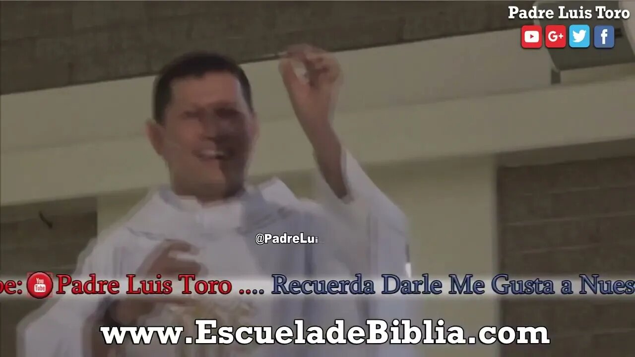 DIOS NUESTRO SEÑOR, está en el pan. Padre Luis Toro.