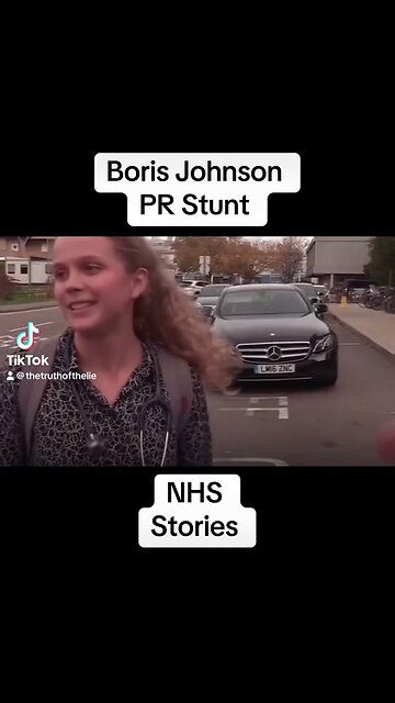 Boris Johnson NHS PR-stunt