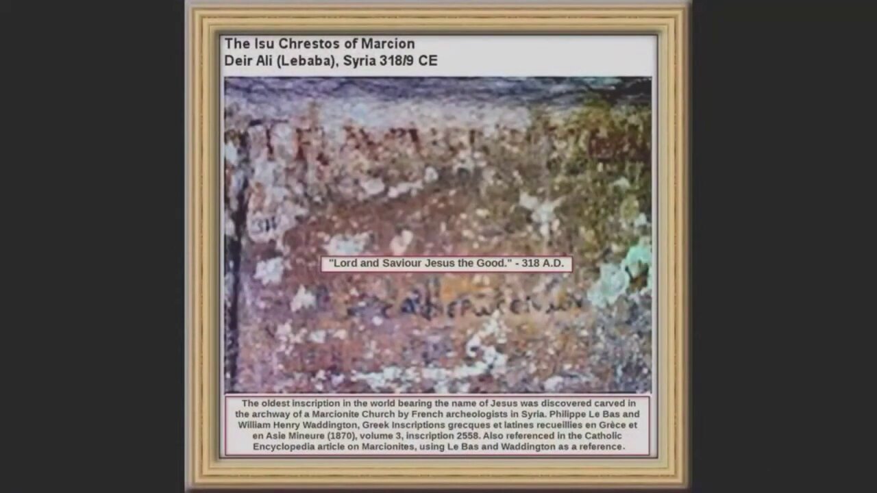 The Oldest Inscription Bearing Jesus' Name (and why you never heard of it)