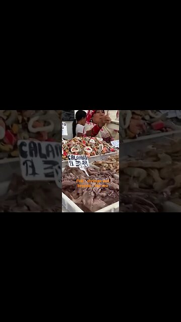 Seafood market in Panama #shorts #fish