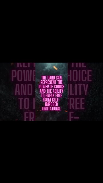 Choice and Liberation: Embracing Freedom with the Devil Card