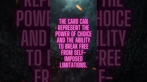 Choice and Liberation: Embracing Freedom with the Devil Card