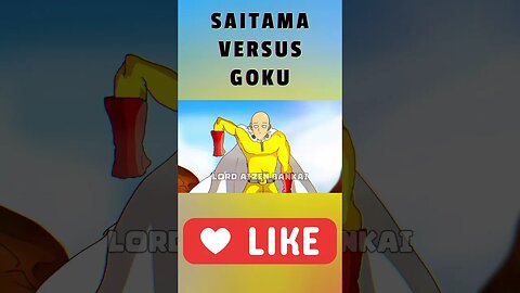 SAITAMA VERSUS GOKU #dragonballsuper #onepunchman