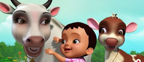Meri Gaiya Aati Hai Mujhko Doodh Pilati Hai | Urdu Hindi Poems for Children