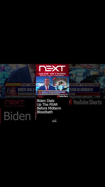 Biden Dials Up The FEAR Before Midterm Bloodbath #shorts