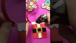 DIY - How to Make Santa Claus Christmas Bag #shorts