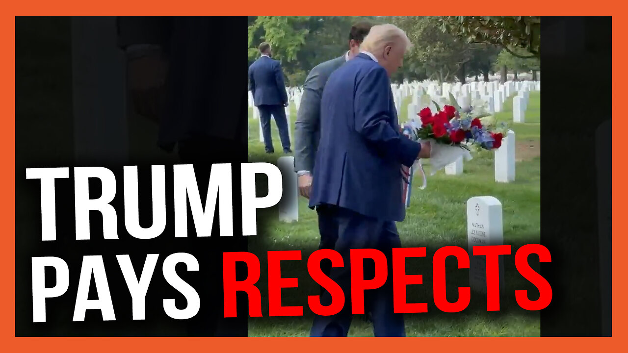 Donald Trump Visits Arlington National Cemetery on Anniversary of Afghanistan Airport Attack