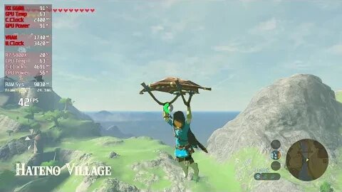Cemu The Legend of Zelda: Breath of the Wild 5800X | RX 6600 | 4K | 2023