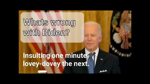 What's wrong with Biden?