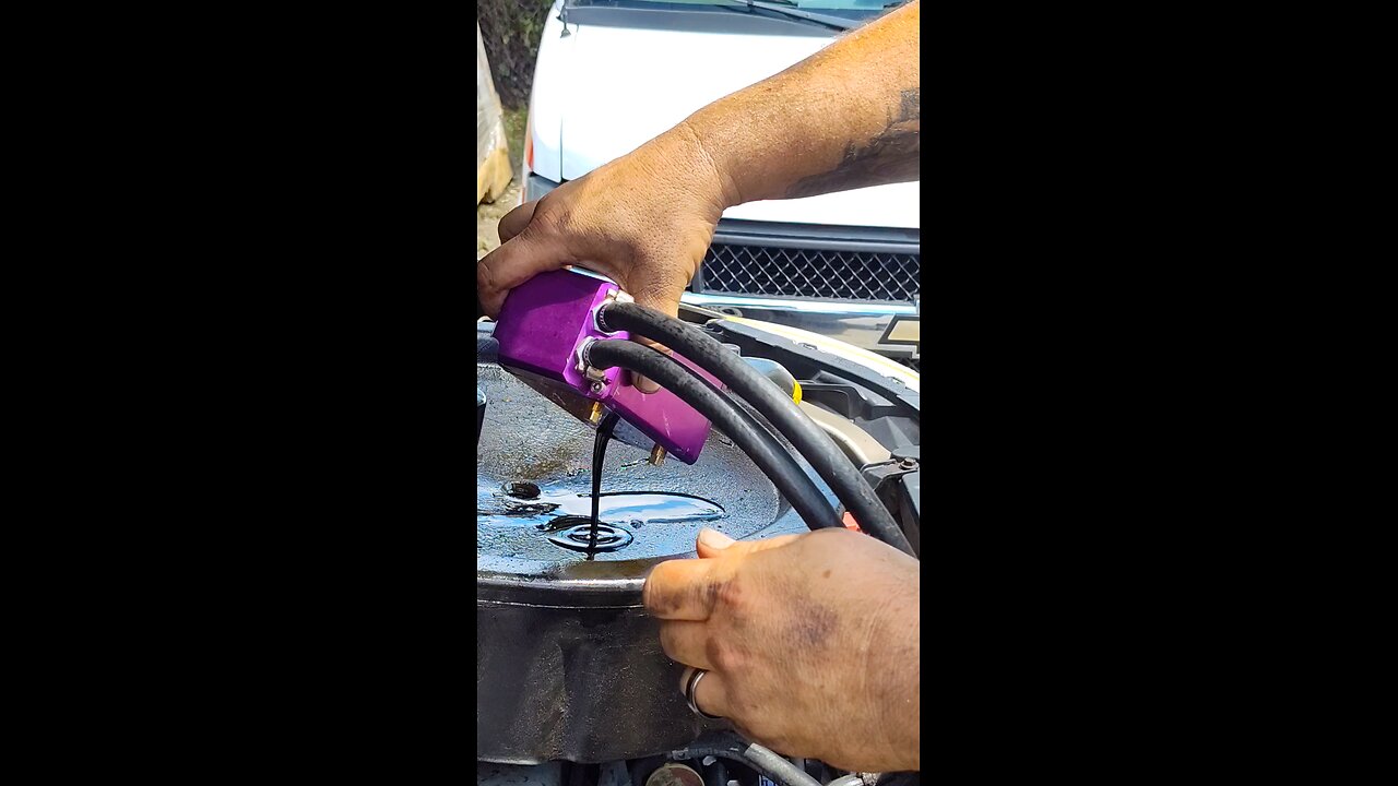 2004 Honda CRV oil catch can setup