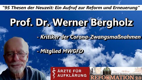 Prof. Dr. Werner Bergholz, Mitglied MWGFD (Reformation 2.0 in Wittenberg)