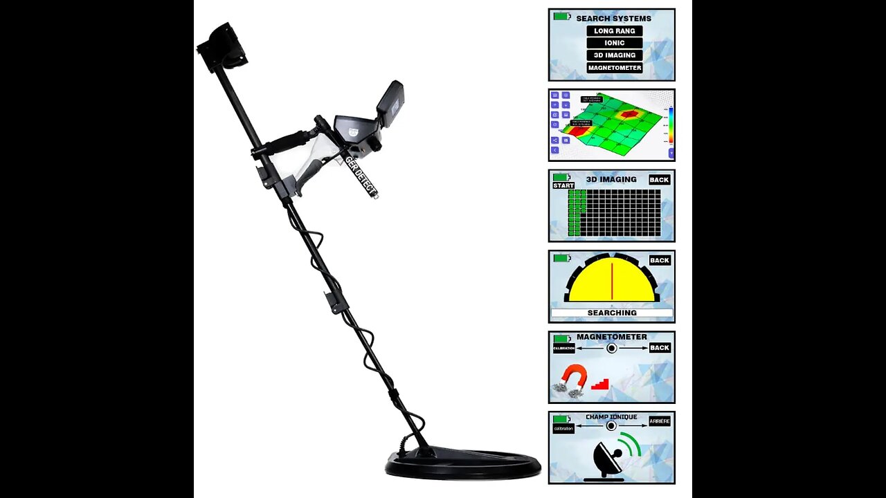 TITAN GER 1000 - 5 SYSTEMS DEVICE - METAL DETECTOR