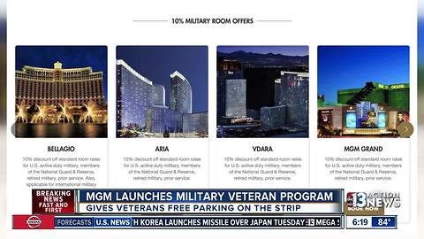 MGM Resorts launches new program to honor local veterans