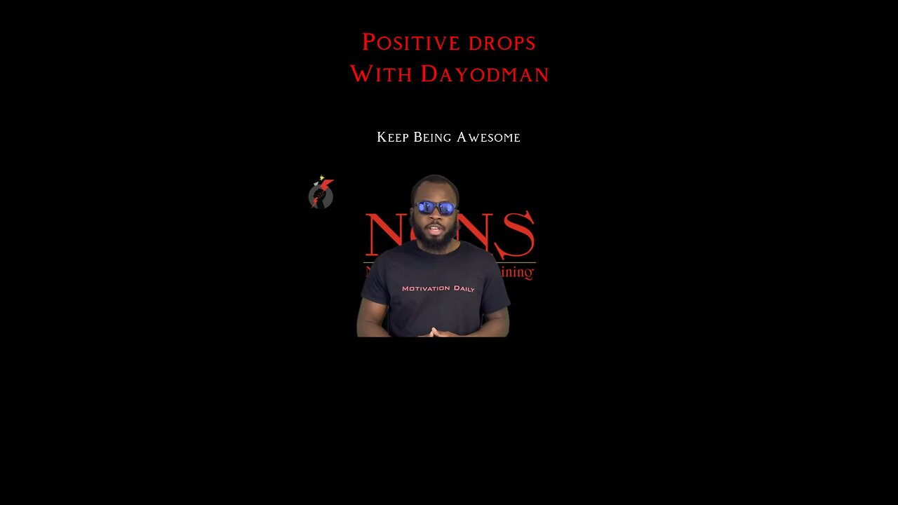 Keep Being Awesome #dayodman #motivation #eeyayyahh #motivationalspeaker #us