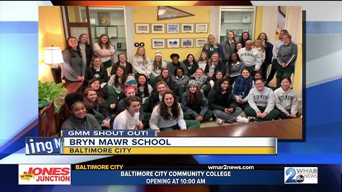 Good morning from Bryn Mawr School!