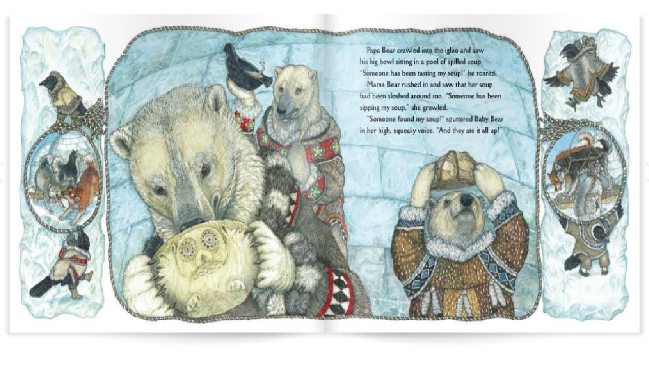 The Three Snow Bears Read Aloud - Jan Brett