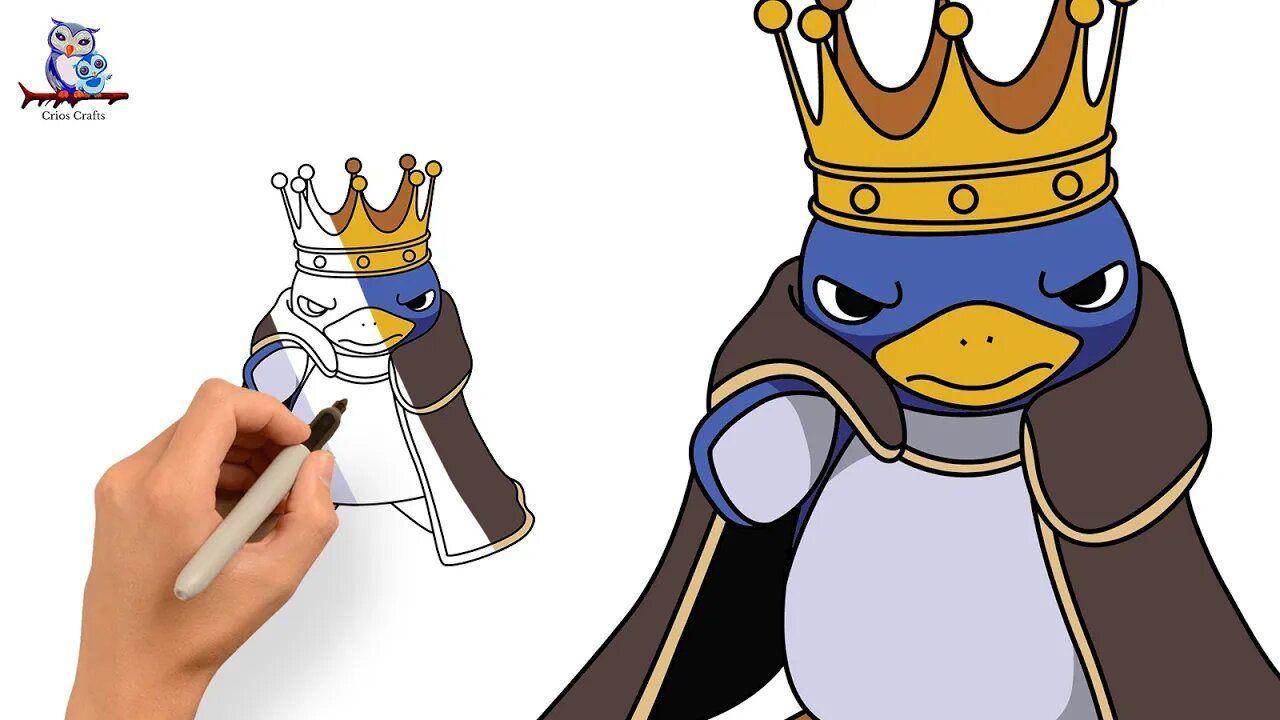 How to Draw Penguin King - The Super Mario Bros. Movie