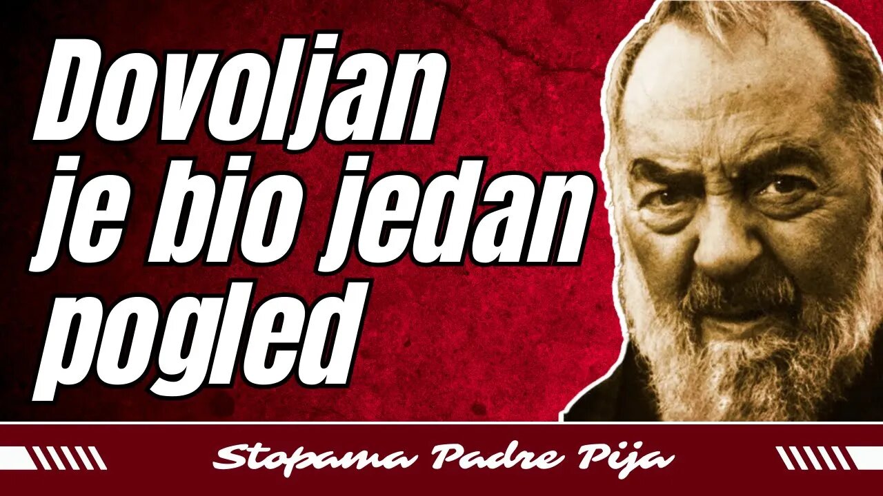 Dovoljan je bio jedan pogled