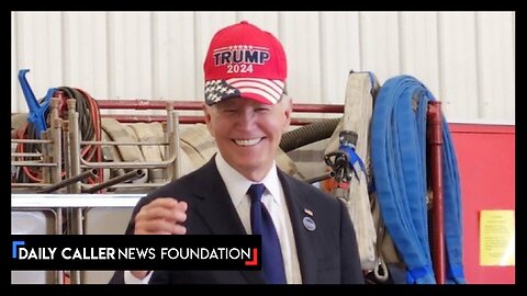 How Joe Biden Ended Up Wearing A Trump Hat