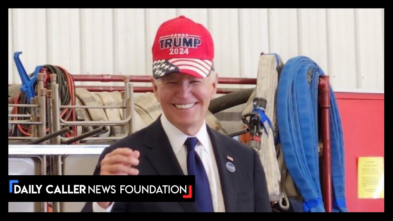 How Joe Biden Ended Up Wearing A Trump Hat