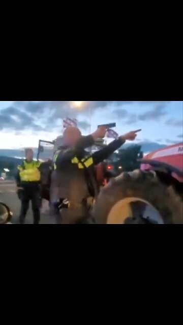 NETHERLAND POLICE GUN FIRE ON FARMERS