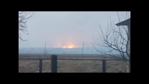 Burning army warehouses in Cherkassy #ukraine