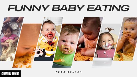 Watch these hilarious moments of babies eating food! 🍼🍓