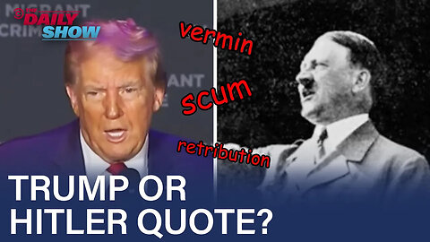 Trump versus Hitler - Spot the Difference