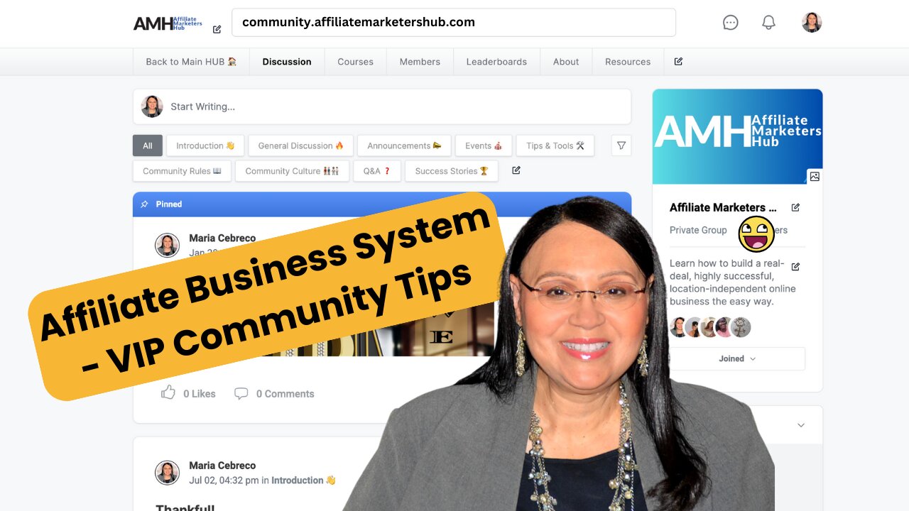 Affiliate Business System - VIP Community Tips