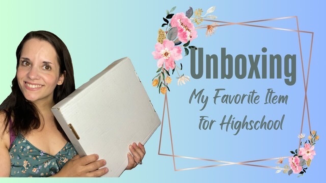 Unboxing My Favorite Item for Highschool