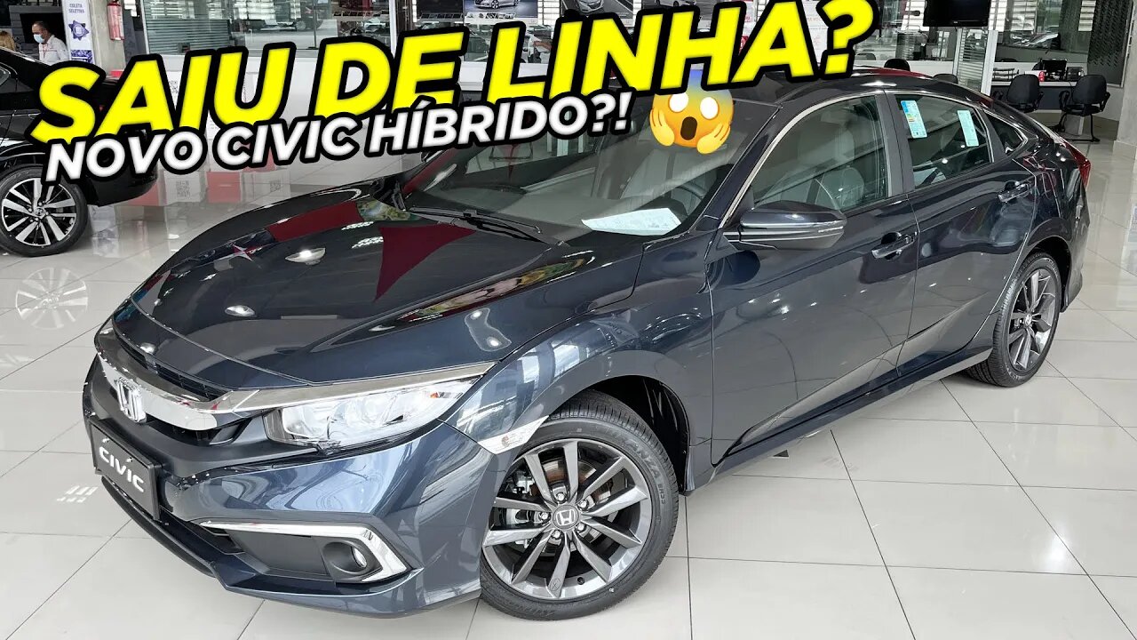 HONDA CIVIC EX 2.0 FLEX 2021 VAI VIRAR HÍBRIDO?? CONFIRA DETALHES DA VERSÃO INTERMEDIÁRIA