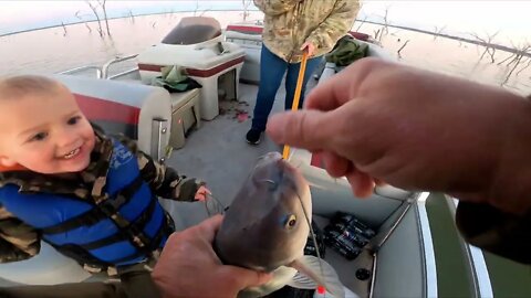 How to catch late winter catfish, on a cork rig