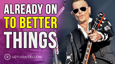 Johnny Depp Sails off into the Sunset