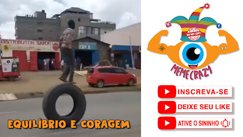 EQUILIBRIO E CORAGEM - MEME CRAZY