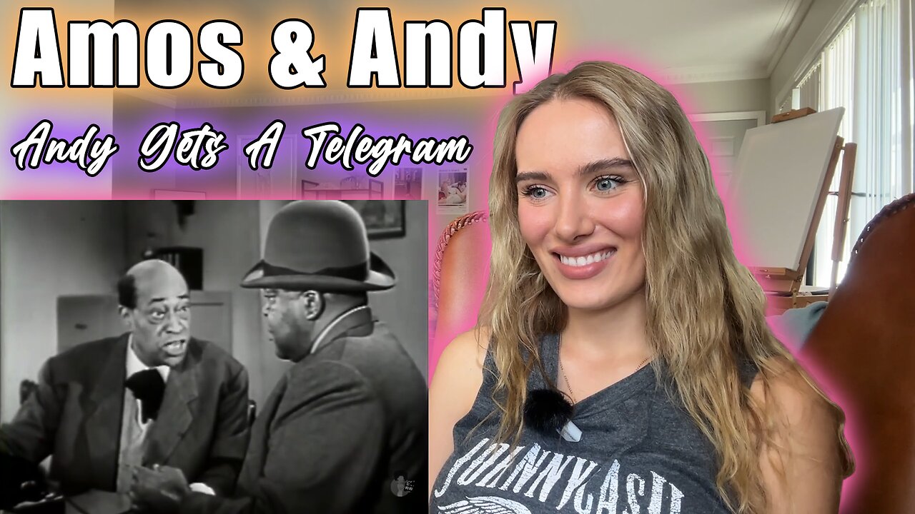 Amos And Andy-Andy Gets A Telegram!! My First Time Watching!!